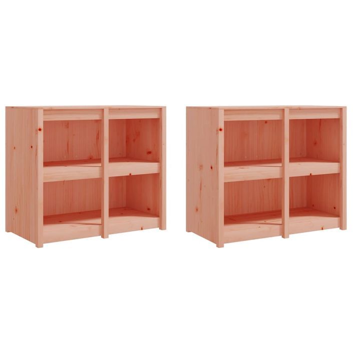 Armoires de cuisine d'extérieur 3 pcs bois massif douglas - Photo n°5