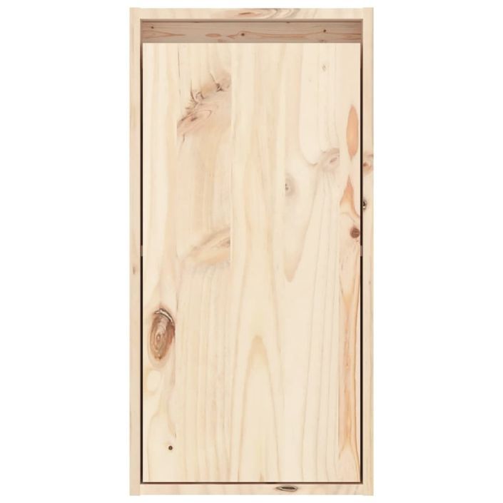 Armoires murales 2 pcs 30x30x60 cm Bois de pin massif - Photo n°7