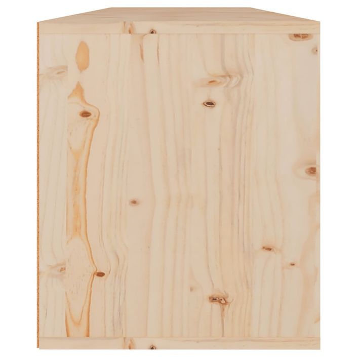 Armoires murales 2 pcs 60x30x35 cm Bois de pin massif - Photo n°8