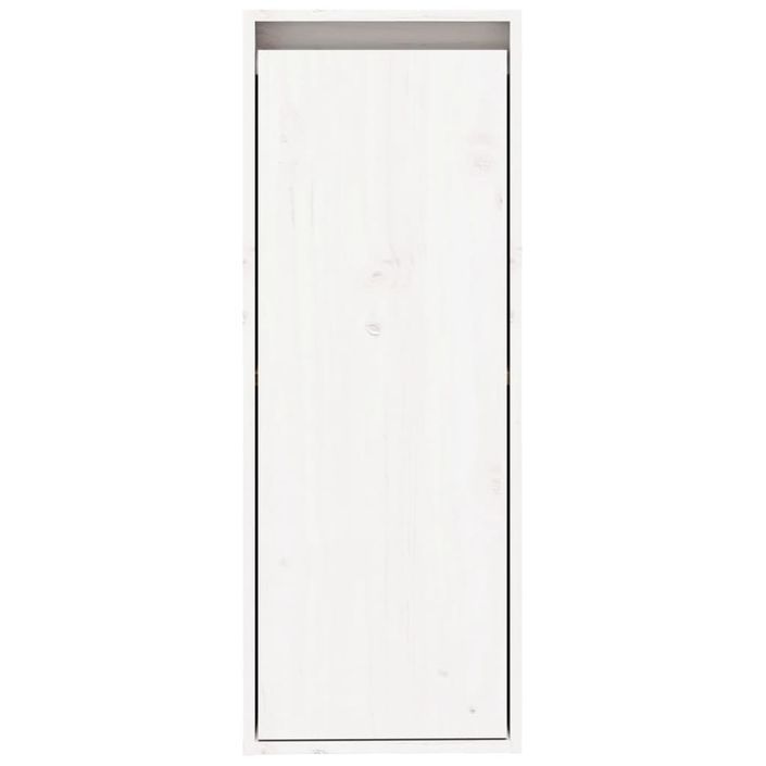 Armoires murales 2 pcs Blanc 30x30x80 cm Bois de pin massif - Photo n°7