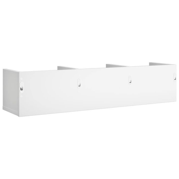 Armoires murales 2 pcs blanc 75x18x16,5 cm bois d'ingénierie - Photo n°8