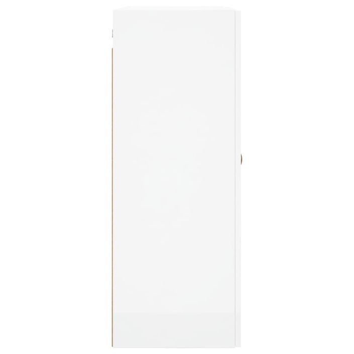 Armoires murales 2 pcs blanc brillant 69,5x34x90 cm - Photo n°7