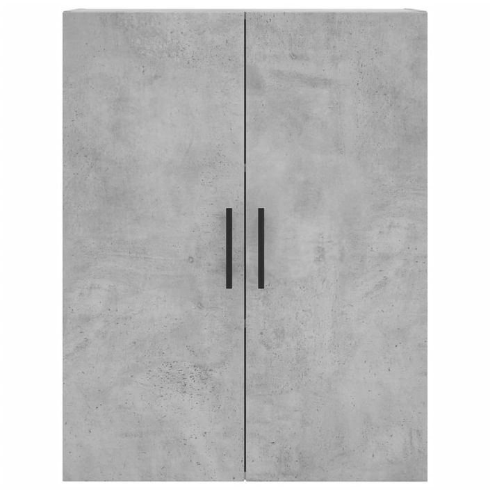 Armoires murales 2 pcs gris béton 69,5x34x90 cm - Photo n°6