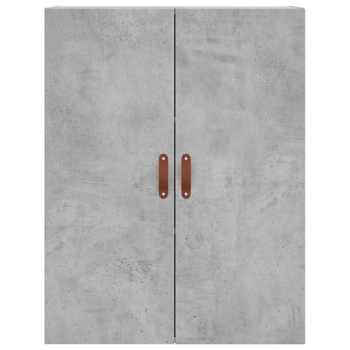 Armoires murales 2 pcs gris béton 69,5x34x90 cm - Photo n°6