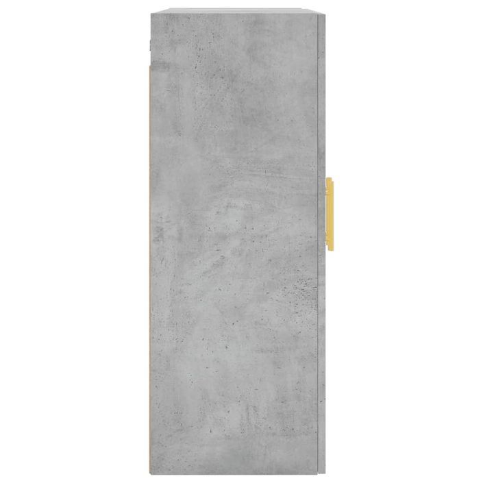 Armoires murales 2 pcs gris béton 69,5x34x90 cm - Photo n°7