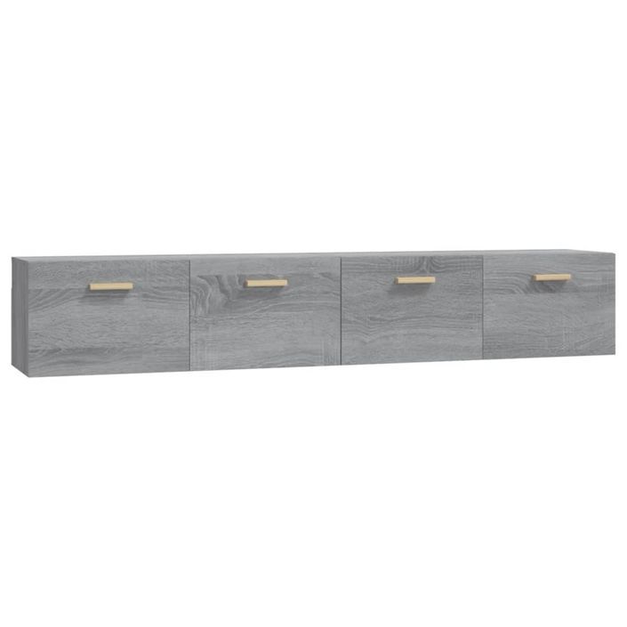 Armoires murales 2 pcs Sonoma gris 100x36,5x35 cm - Photo n°2