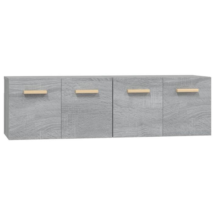 Armoires murales 2 pcs Sonoma gris 60x36,5x35 cm Bois - Photo n°2