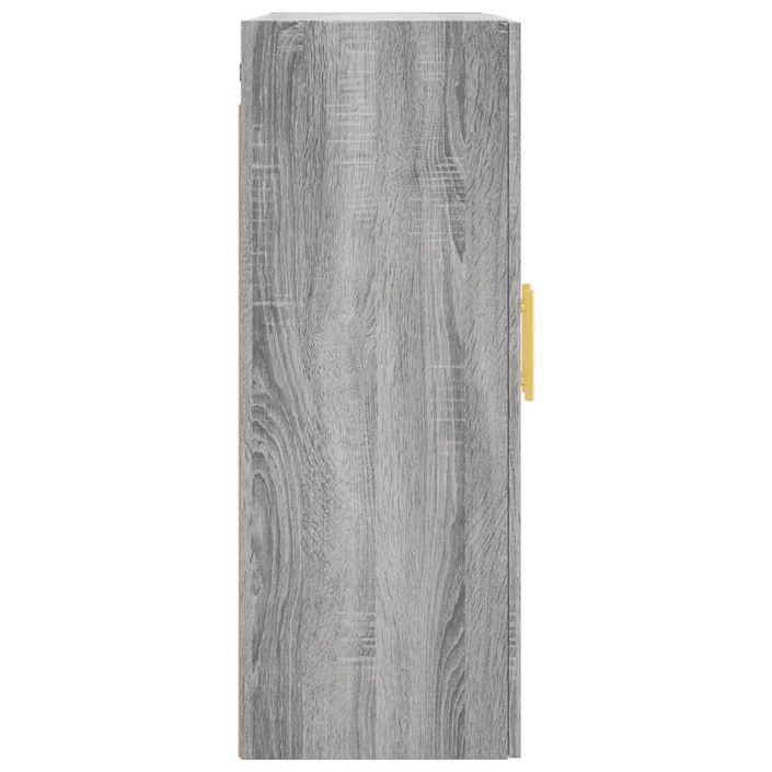 Armoires murales 2 pcs sonoma gris 69,5x34x90 cm - Photo n°7