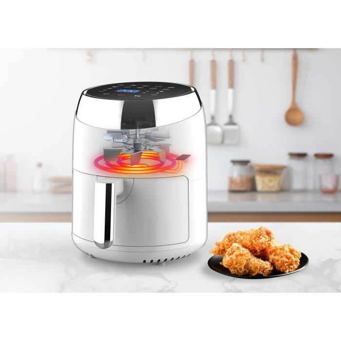 ARTHUR MARTIN AMPAF51 - Fiteuse Air Fry - 1200W - 3,5L - Ecran tactile LCD - Minuteur 60min - Température 50° a 200°C - Photo n°6