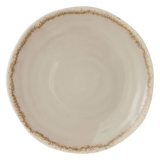 Assiette ronde poterie beige Amble D 30 cm - Photo n°2
