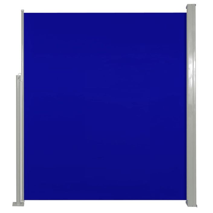 Auvent latéral de patio 160x300 cm Bleu - Photo n°1