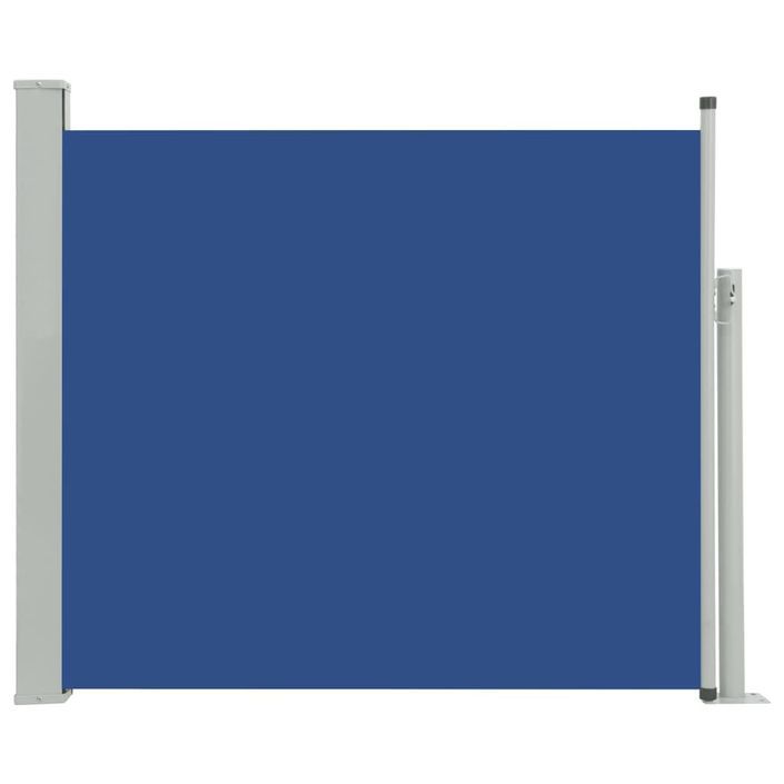 Auvent latéral rétractable de patio 100x300 cm Bleu 2 - Photo n°1