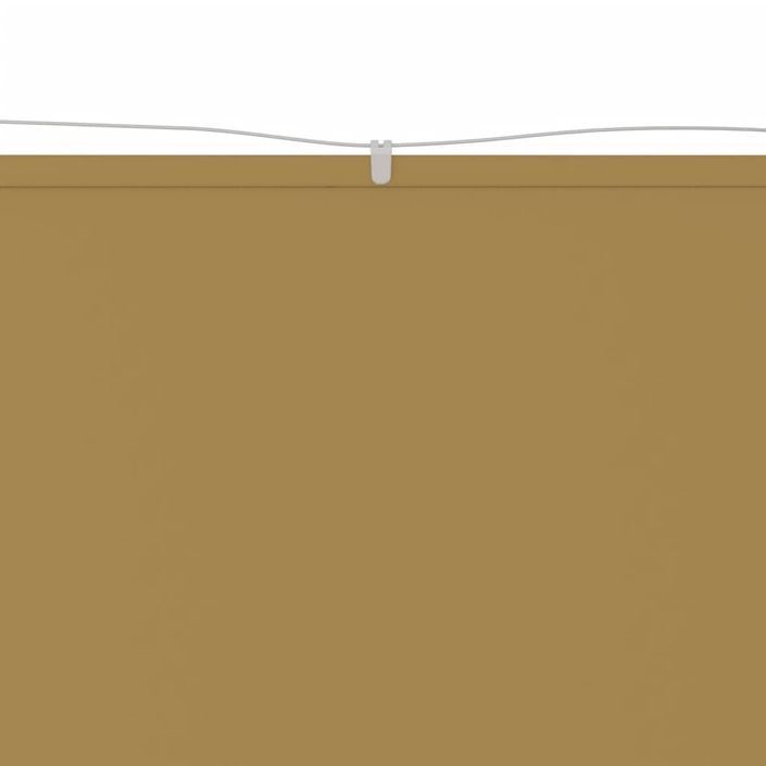 Auvent vertical Beige 140x800 cm Tissu oxford - Photo n°2