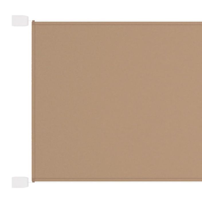 Auvent vertical Taupe 100x270 cm Tissu oxford - Photo n°1