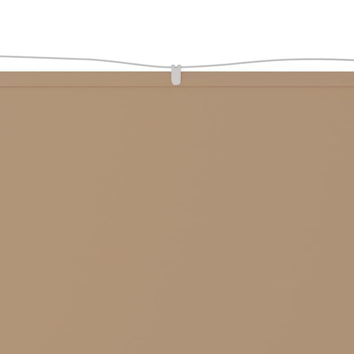 Auvent vertical Taupe 100x270 cm Tissu oxford - Photo n°2