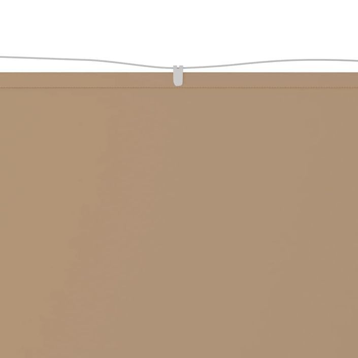 Auvent vertical Taupe 140x360 cm Tissu oxford - Photo n°2