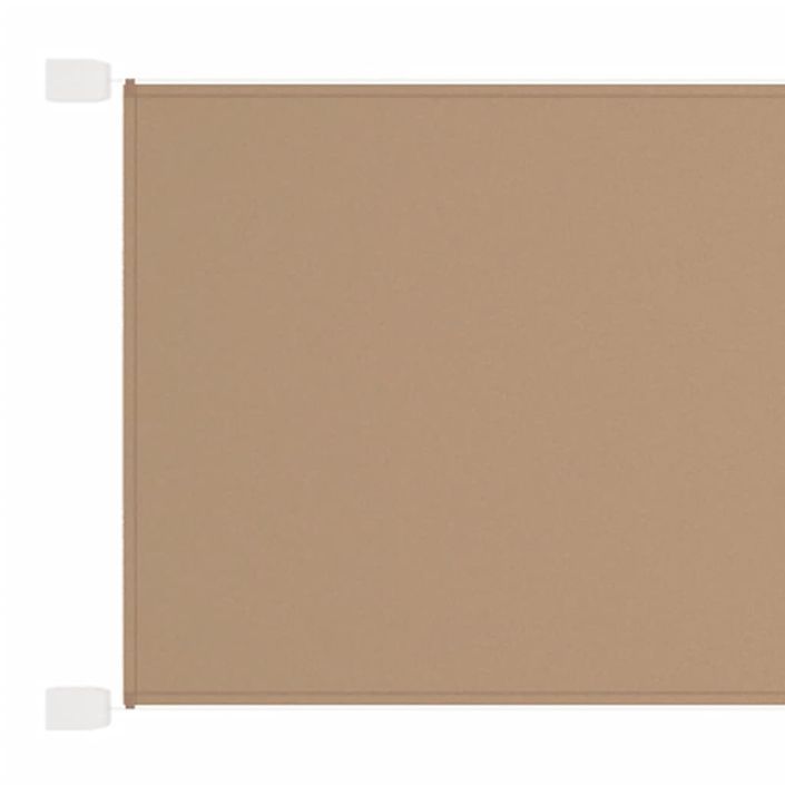 Auvent vertical Taupe 180x1000 cm Tissu oxford - Photo n°1