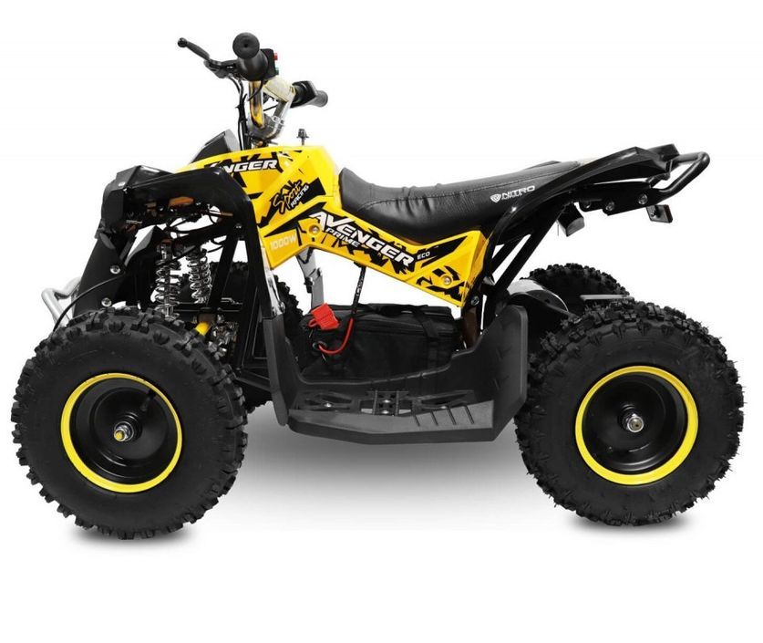 Avenger Deluxe 1200W 48V jaune quad enfant électrique - Photo n°1