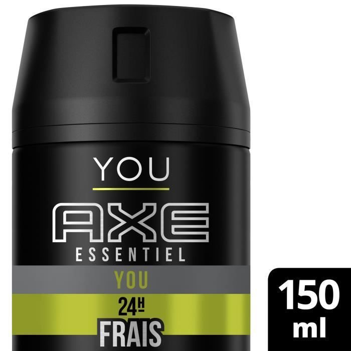 AXE Déodorant Homme You Bodyspray - 24h de Fraîcheur Non-Stop - Antibactérien - Lot de 6 x 150 ml - 900 ml - Photo n°2