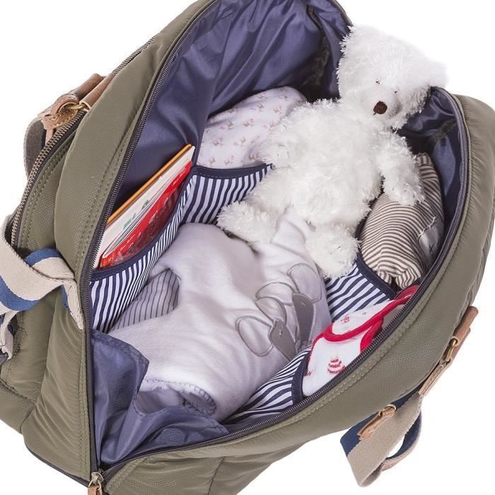 BABY ON BOARD Sac a langer EASY LIFE kaki - Photo n°3