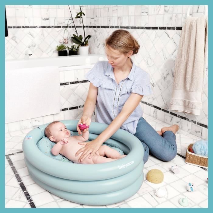 Babymoov Baignoire Gonflable AQUADOTS avec transat amovible, des la naissance - Photo n°2