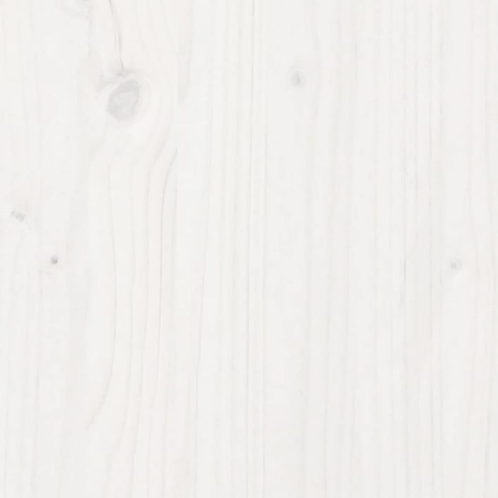 Bacs à sable avec couvercle blanc bois massif de pin - Photo n°9