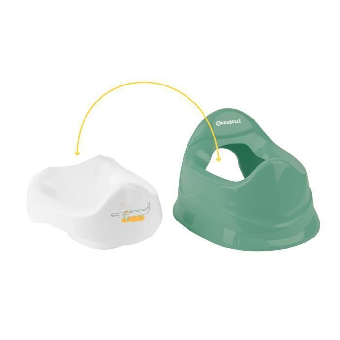 Badabulle Pot d'apprentissage avec cuvette amovible, Antidérapant, Assise ergonomique - Photo n°4