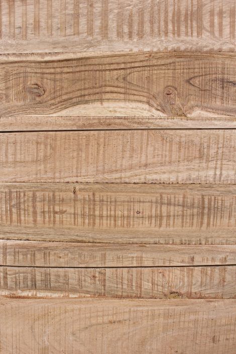 Bahut acacia naturel 2 portes 2 tiroirs 4 niches Emete L 90 cm - Photo n°4