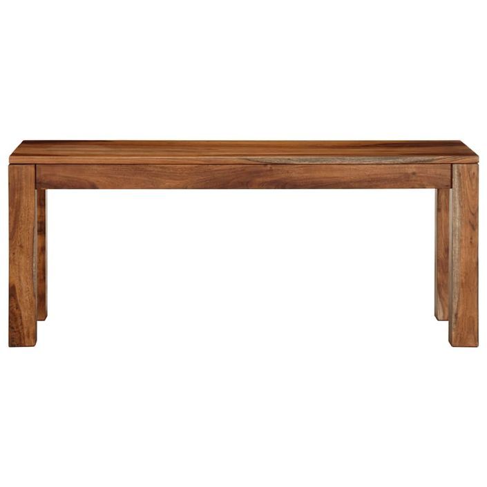 Banc 110 cm bois massif d'acacia - Photo n°2