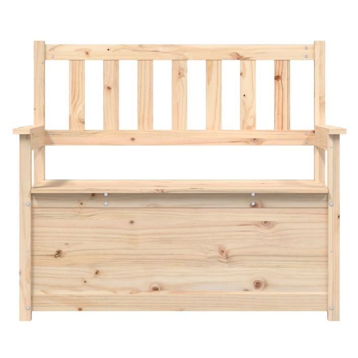 Banc 112,5x51,5x96,5 cm Bois de pin massif - Photo n°6