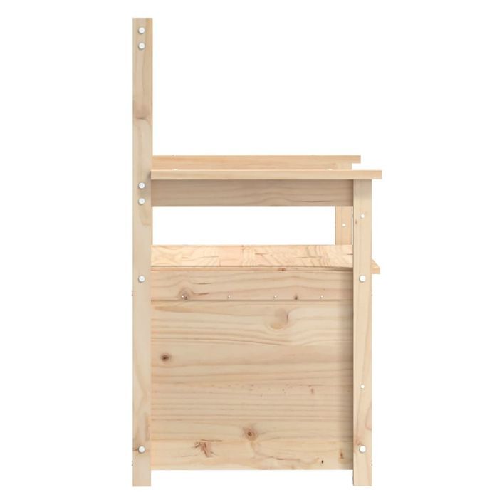 Banc 112,5x51,5x96,5 cm Bois de pin massif - Photo n°7