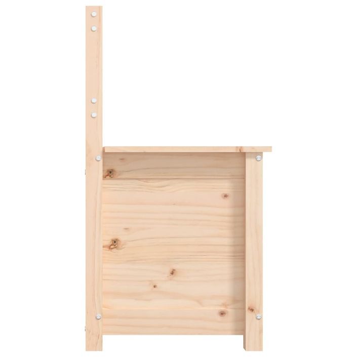 Banc 80x41x77 cm Bois de pin massif - Photo n°8