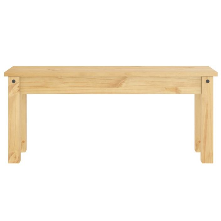 Banc à manger Panama 105x30x45 cm bois massif de pin - Photo n°4