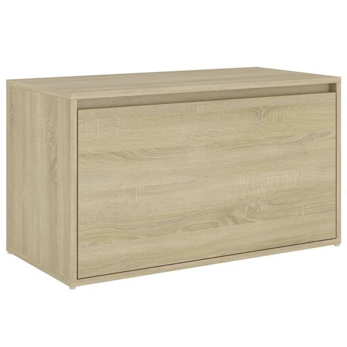 Banc avec coffre de rangement en bois Klazika L 80 x H 45 x P 40 cm – Pratique et intemporel - Photo n°2