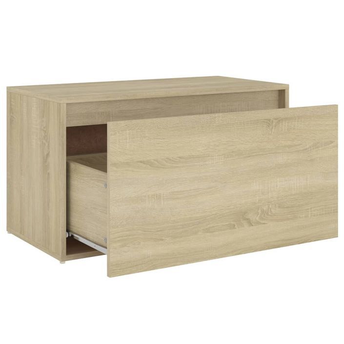 Banc avec coffre de rangement en bois Klazika L 80 x H 45 x P 40 cm – Pratique et intemporel - Photo n°4