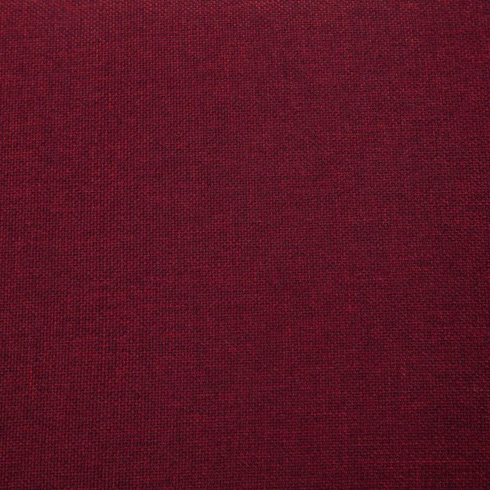 Banc avec compartiment de rangement 116 cm Bordeaux Polyester - Photo n°2