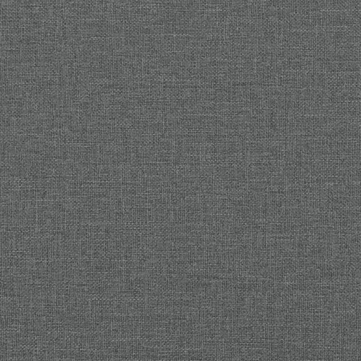 Banc avec coussins gris foncé 113x64,5x75,5 cm tissu - Photo n°7