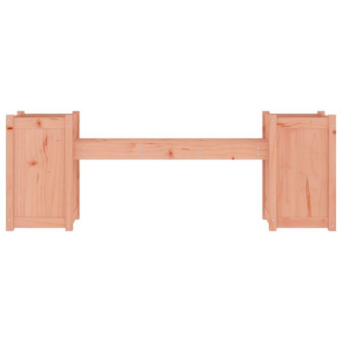 Banc avec jardinières 180x36x63 cm bois massif de douglas - Photo n°4