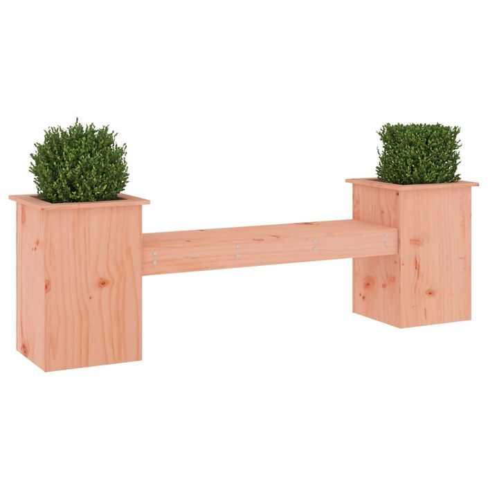 Banc avec jardinières 184,5x39,5x56,5cm bois massif de douglas - Photo n°3