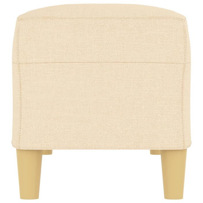 Banc Crème 100x35x41 cm Tissu - Photo n°4