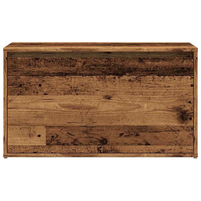 Banc d'entrée 80x40x45 cm vieux bois bois d'ingénierie - Photo n°4