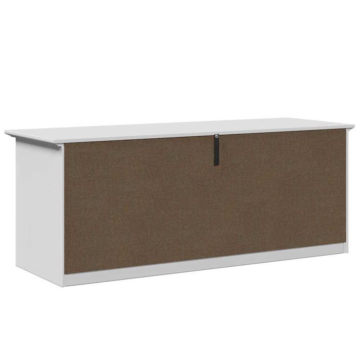 Banc de couloir BODO blanc 114x40x45 cm - Photo n°7