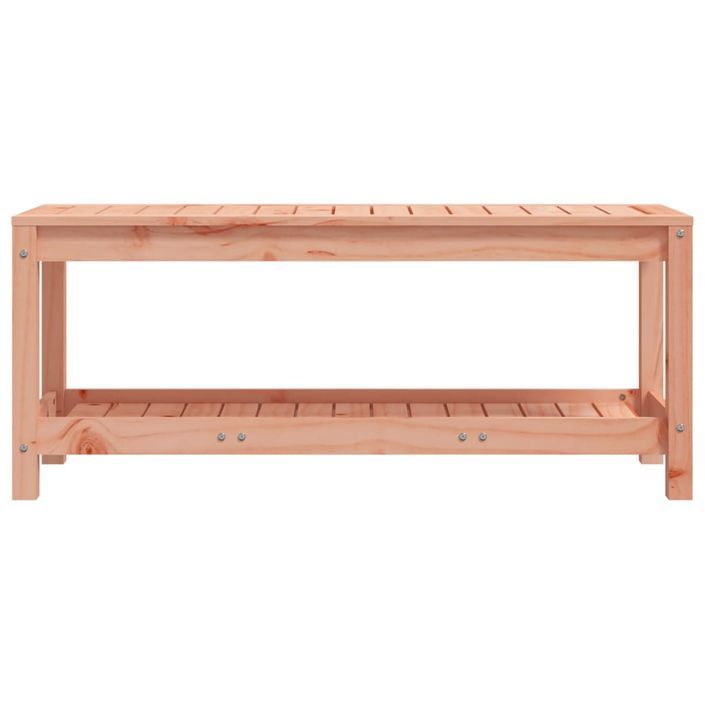 Banc de jardin 108x35x45 cm bois massif Douglas - Photo n°4