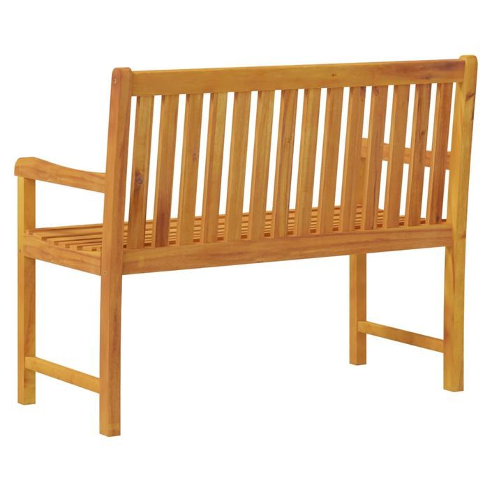 Banc de jardin 110 cm Bois d'acacia solide - Photo n°5