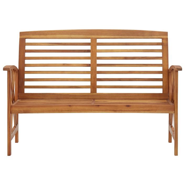 Banc de jardin 119 cm Bois d'acacia solide - Photo n°2