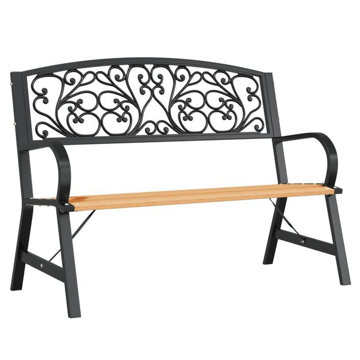 Banc de jardin 120 cm bois - Photo n°1