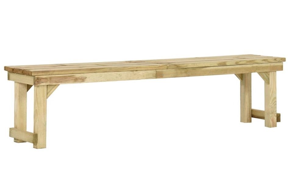 Banc de jardin 180 cm Bois de pin imprégné - Photo n°1