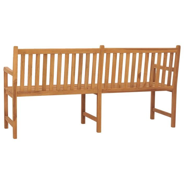 Banc de jardin 180 cm Bois de teck solide - Photo n°3