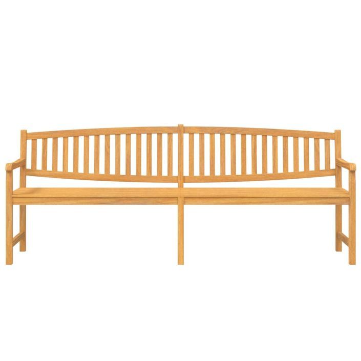 Banc de jardin 228x59,5x90 cm bois de teck solide - Photo n°3