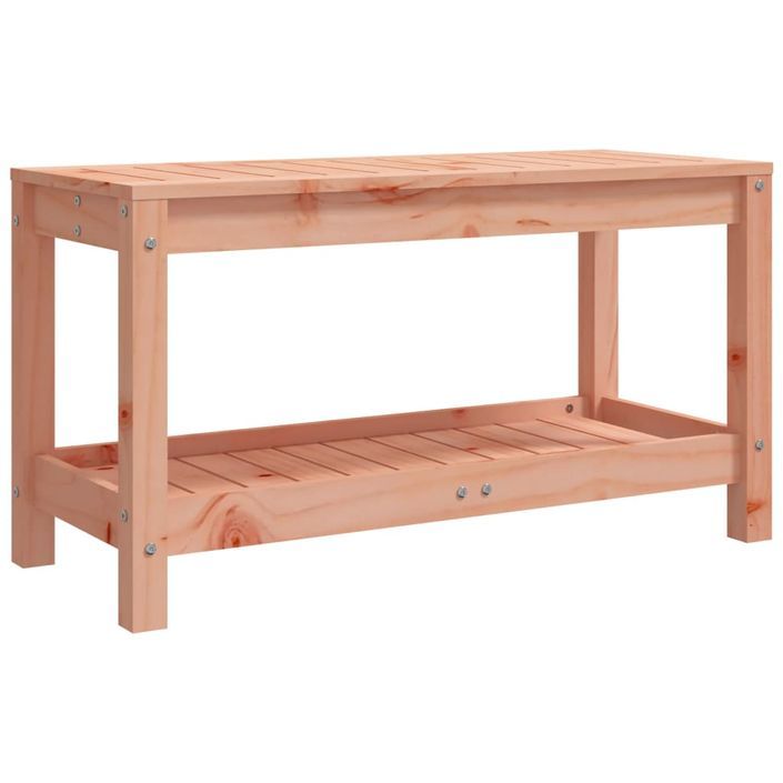 Banc de jardin 82,5x35x45 cm bois massif Douglas - Photo n°5